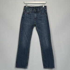 Levis Jeans Mens 30x32 Blue 527 Slim Bootcut Mid Rise Cotton Medium Wash Denim